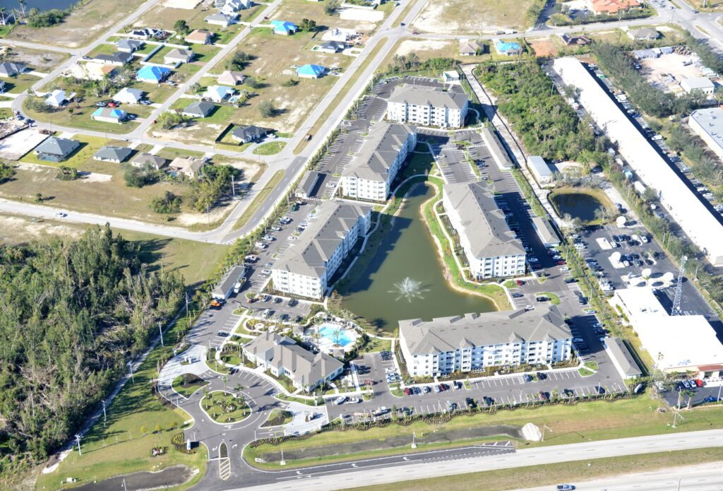 Aerial View of The Palms at Cape Coral